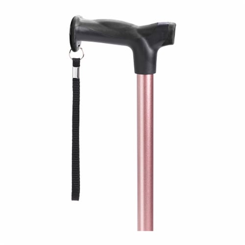 Comfort Grip T Handle Cane, Rose Gold Perspective: back