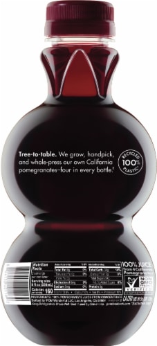 POM Wonderful 100% Pomegranate Juice, 16 Ounce Perspective: back