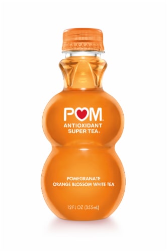 POM® Antioxidant Super Tea® Wonderful Pomegranate Orange Blossom White Tea Perspective: back