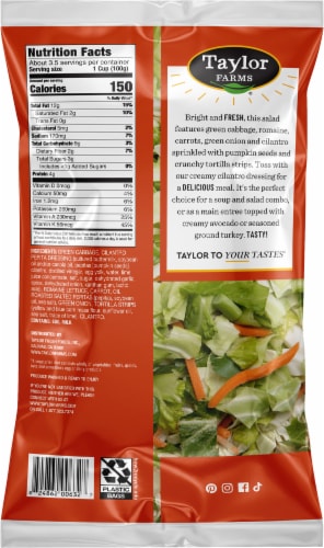 Taylor Farms® Southwest Chopped Salad Kit Perspective: back