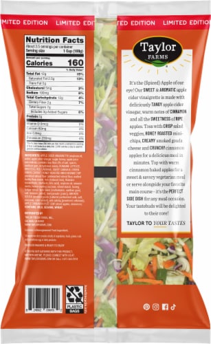 Taylor Farms® Spiced Apple Chopped Salad Kit Bag Perspective: back