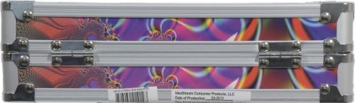 Ideastream Vaultz Lock Pencil Box - Assorted Perspective: back