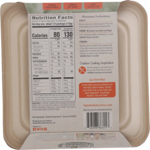 Tasteful Selections® Season & Savor® Garden Herb Bite-Size Potatoes Perspective: back