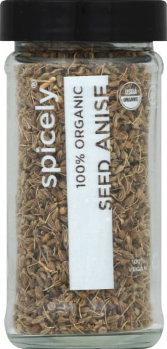 Spicely Organics® Whole Anise Seeds Perspective: back