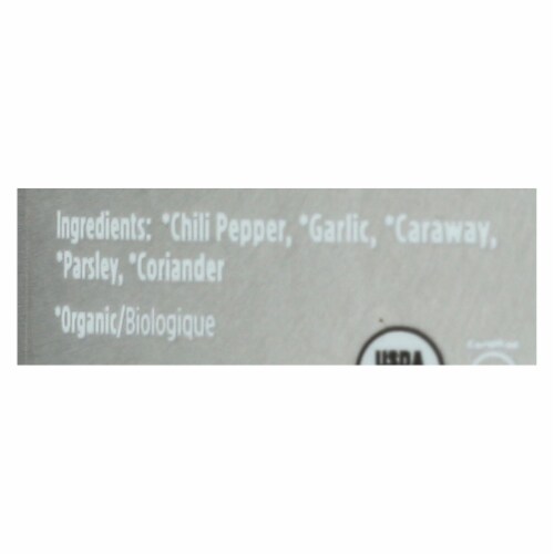 Spicely Organics - Organic Harissa - Case of 2 - 2.2 oz. Perspective: back