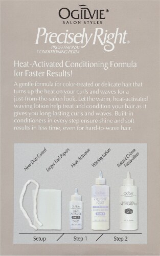 Ogilvie® Precisely Right® for Color-Treated Hair Professional Conditioning Perm Kit Perspective: back