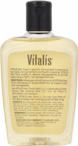 Vitalis® Hair Tonic Perspective: back