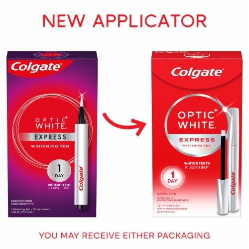 Colgate Optic White Express Teeth Whitening Pen Perspective: back