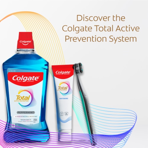 Colgate Total Active Prevention Whitening Toothbrush Soft Toothbrush Perspective: back