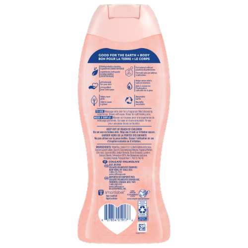 Softsoap® Body Wash & Shave Gel Creamy Strawberry Moisturizing For Soft Feeling Skin Perspective: back
