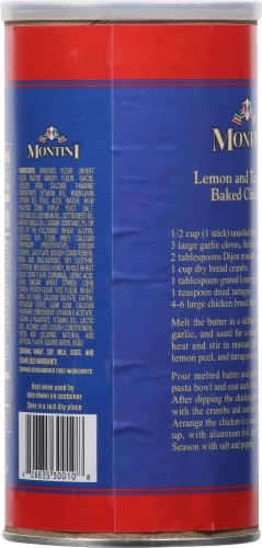Montini Plain Bread Crumbs Perspective: back