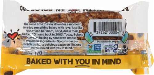 Bobo's® Banana Chocolate Chip Oat Bars Perspective: back