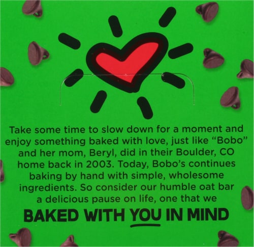 Bobo's® Coconut Almond Chocolate Chip Gluten Free Oat Bars Perspective: back