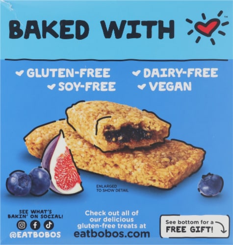 Bobo's® Blueberry Sleeve Fig Bars Perspective: back