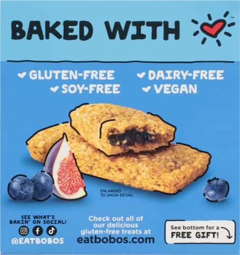 Bobo's® Blueberry Sleeve Fig Bars Perspective: back