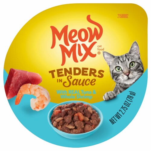 Meow Mix® Tender Favorites™ Tuna & Whole Shrimp Wet Cat Food Perspective: back