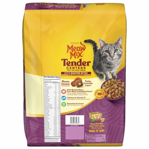 Meow Mix® Tender Centers® With Basted Bites Dry Cat Food Perspective: back