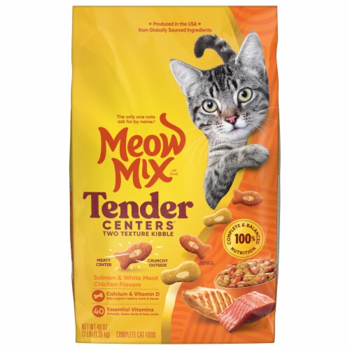 Meow MIx® Tender Centers® Salmon & White Meat Chicken Flavor Dry Cat Food Perspective: back