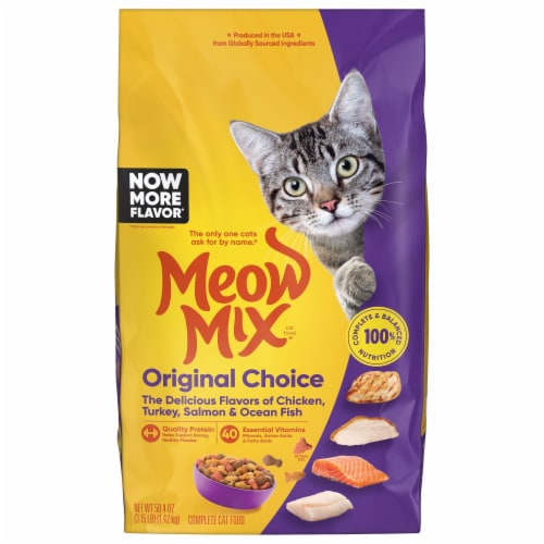Meow Mix Original Choice Dry Cat Food Perspective: back