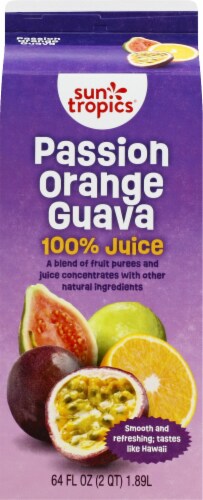 Sun Tropics® Passion Orange Guava Juice Perspective: back