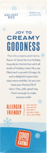 Good Karma® Plant-Based Holiday Nog Perspective: back