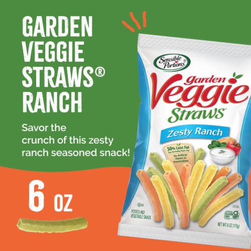 Sensible Portions® Zesty Ranch Garden Veggie Straws® Chips