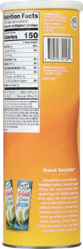 Sensible Portions™ Garden Veggie Cheddar Cheese Chips Perspective: back