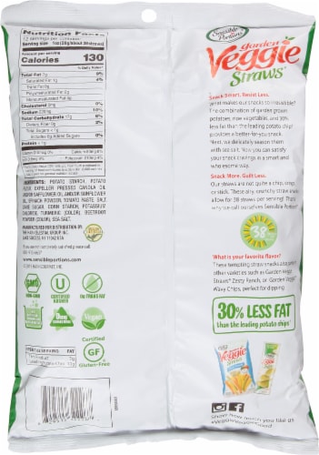 Sensible Portions® Sea Salt Garden Veggie Straws Chips