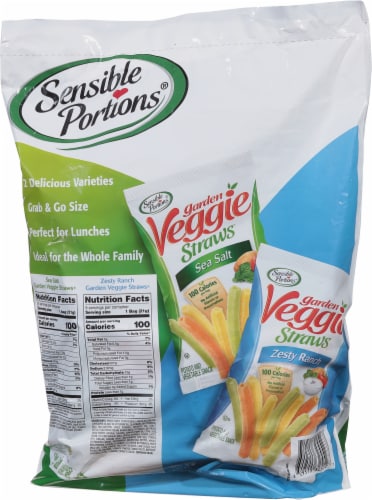 Sensible Portions® Veggie Straws Variety Pack Perspective: back