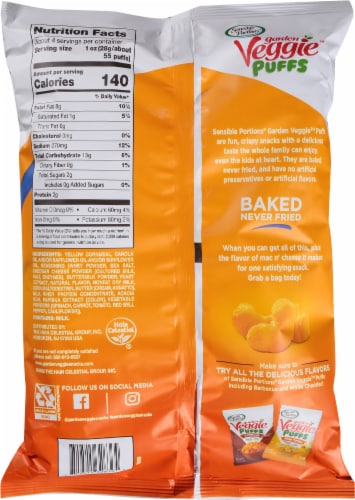 Sensible Portions® Garden Veggie™ Mac & Cheese Puffs Perspective: back