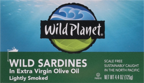 Wild Planet Wild Sardines in Extra Virgin Olive Oil Perspective: back