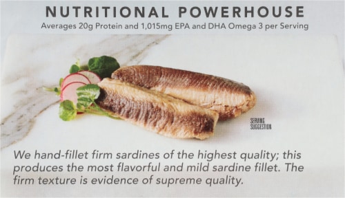 Wild Planet® Skinless Boneless Wild Sardine Fillets in Water Perspective: back