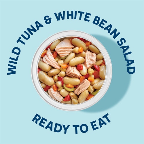 Wild Planet Ready to Eat Tuna White Bean Salad Bowl Perspective: back