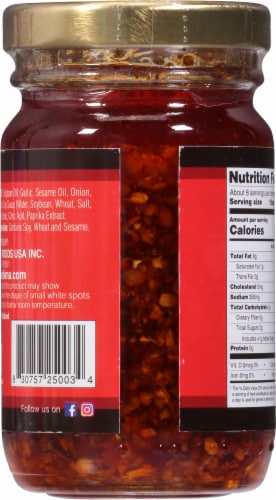 Mishima Chef Troy's Recipe Crunchy Garlic Chili Sauce Perspective: back