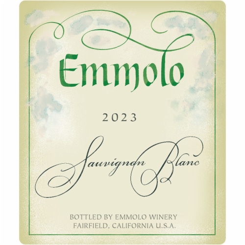Emmolo Lake County Sauvignon Blanc California White Wine Perspective: back