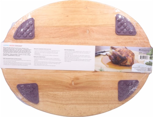 Architec™ Gripper Wood Concave™ Carving Board - Natural Perspective: back