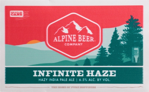 Alpine Beer Company OG Lemon Haze Hazy IPA Perspective: back