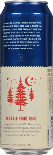 Alpine Beer Company Duet® India Pale Ale Perspective: back