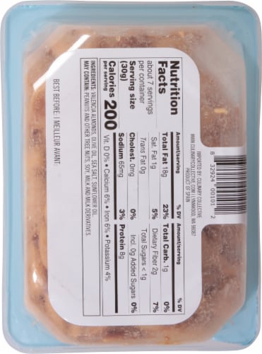Matiz Valencia Almonds with Sea Salt Tray Perspective: back