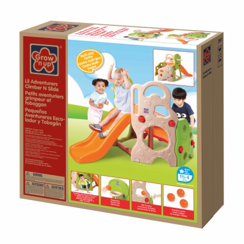 Grow'n Up Climber and Slide Play Set Perspective: back