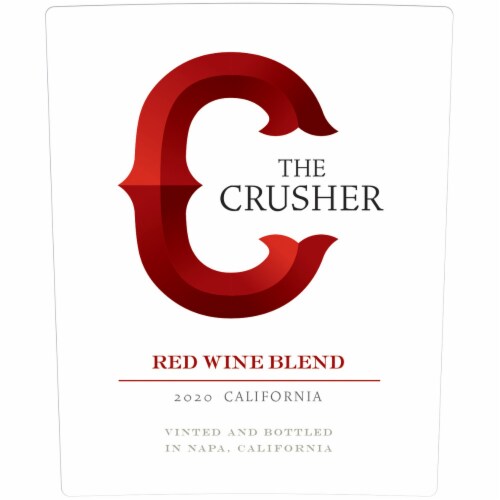 The Crusher California Red Blend Wine Perspective: back