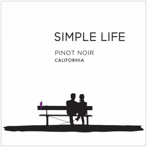 Simple Life Pinot Noir California Red Wine Perspective: back