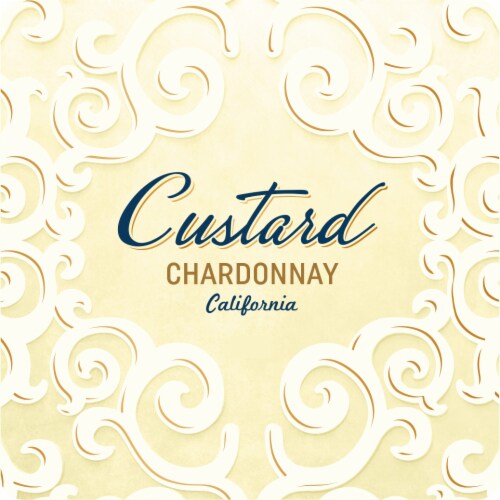 Custard Chardonnay California White Wine Perspective: back