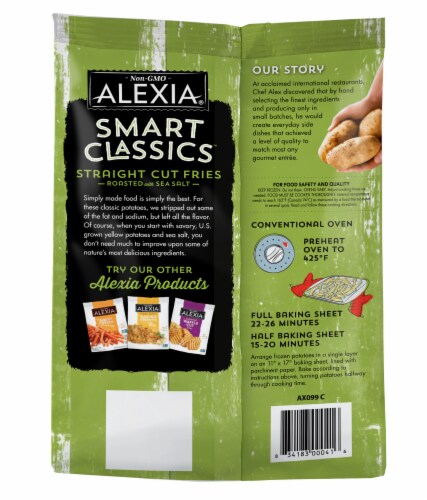 Alexia® Smart Classics™ Roasted Straight Cut Fries Perspective: back