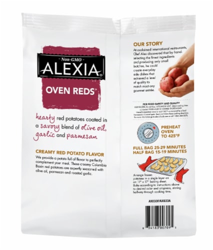 Alexia® Oven Reds Olive Oil Parmesan Roasted Garlic Perspective: back