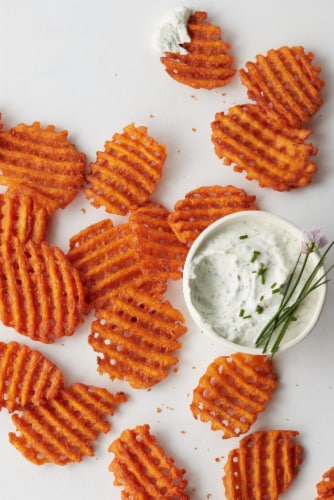 Alexia® Waffle Cut Sweet Potato Seasoned Fries Perspective: back