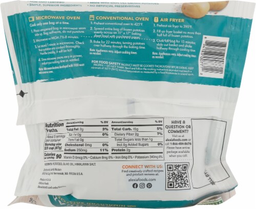 Alexia® Roasted & Ready Baby Golden Potatoes with Himalayan Salt Perspective: back