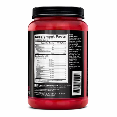 BSN® AminoX® EAAs Jungle Juice Dietary Supplement Perspective: back