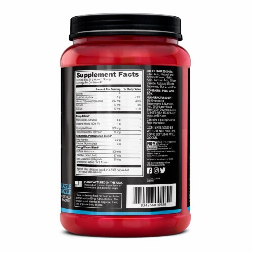 BSN® N.O.-XPLODE® VASO Razzle Dazzle Pre-Workout Perspective: back