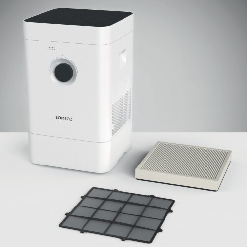 Boneco H300 HYBRID Dual Action Humidifier and Air Purifier w/ Baby & Sleep Modes Perspective: back